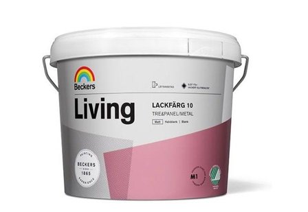 Beckers Lackfärg, Living matt, 3L, Antikvit, Färg & tapeter