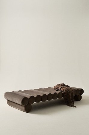 Jotex - Daybed Varm gråbrun - SIMONETTA - Køb Daybeds hos Jotex