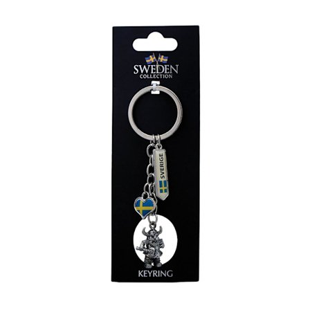 Nøglering Souvenir Viking med hammer
