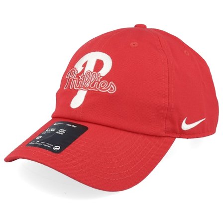Nike MLB - MLB Punainen unconstructed Lippis - Philadelphia Phillies Statement Club Red Dad Cap - Nike @ Hatstore
