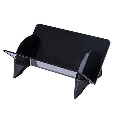 Desktop bogreol Læse billedbog opbevaringsstativ SORT