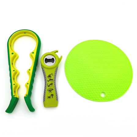 3 stk. Glasåbner, Manuel Åbner Silikon Glasgreb,