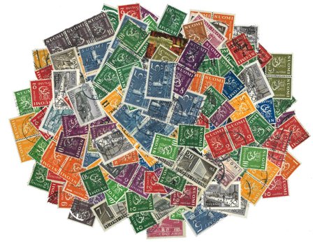 Finland - Dubletpakke, stemplet ca. 1930