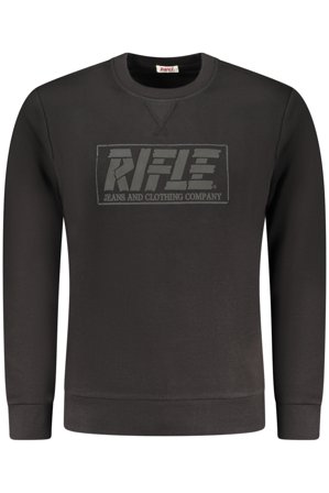 Rifle Felpa Senza Zip Uomo Nero