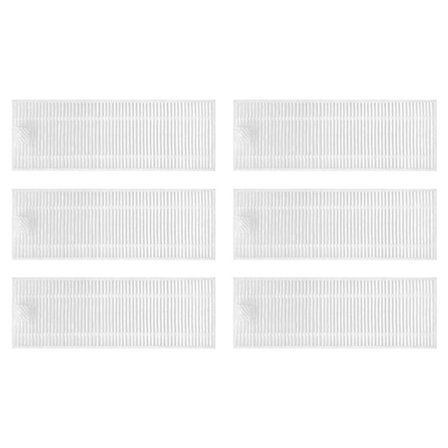 6 st Robotdammsugare Hepa Filter för 360 S10 X100 MAX Robotdammsugare Delar Tillbehör Filter Ersättning