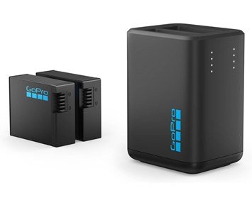 GoPro-Dual Battery Charger + 2 Enduro Batteries for HERO13 Black-Lader og to Enduro-batterier til HERO13 Black-Photo accessories-Droner og 