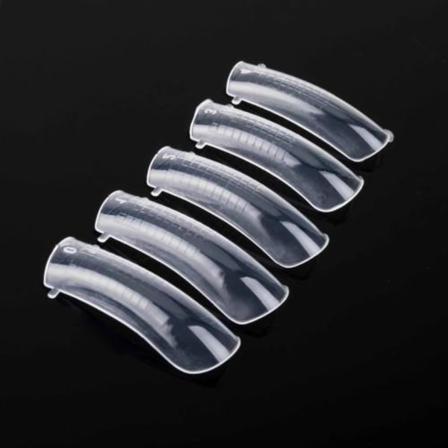 100st Nagelform För Polygel - Akrylnaglar - Nageltippar Transparent