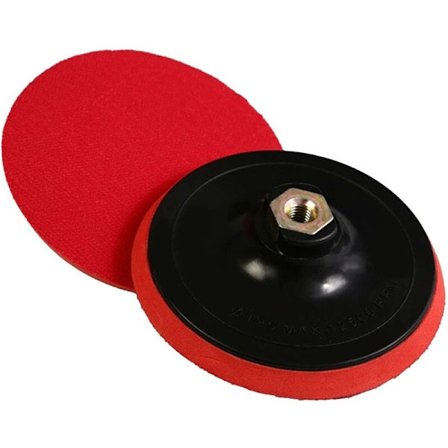 Poleringssupportplatta 125mm ABS Motorhöljessupportplatta (M10)