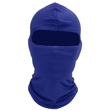 Utendørs Vinter Støvtett Sykkel Motorsykkel Hodeplagg Hals Skjerf Hjelm Full Ansiktsdeksel Blå YMQX)
