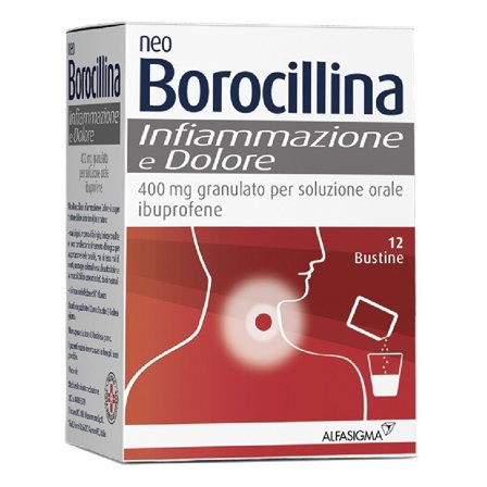 Neoborocillina Infiammazione E Dolore 12 Bustine