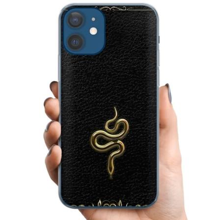 Apple iPhone 12 TPU Matkapuhelimen kuori Kultainen Käärme