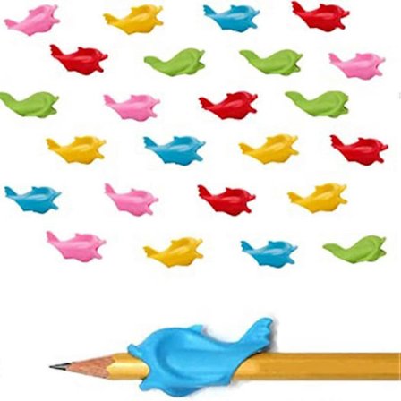 25 stk. blyantgreb skrivehjælp, silikone skrivehjælpsgreb, blyantholder til skrivehjælp