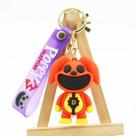 Spill Smiling Critters Nøkkelring Tegneserie Hopscotch Catnap Bearhug Nøkkelring For Menn Kvinner Ryggsekk Anheng Nøkkelring Gave Til Bar