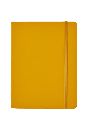 Åhléns Home Linjerad anteckningsbok ROMEO B5 Kontor & papper Gul ONESIZE