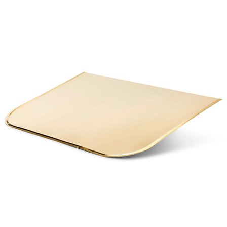 Josef davidssons Golvskydd mässing 80 × 50 cm | Vitvaror > Vedspisar | Bagaren och Kocken