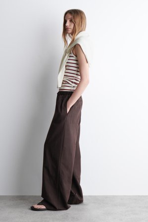 COS Women's Ribbed Tank Top in White