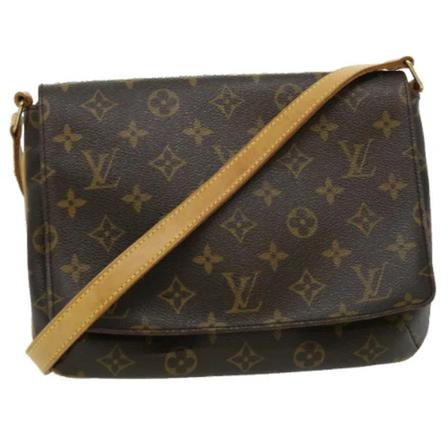 Louis Vuitton Vintage, Pre-owned Canvas louis-vuitton-bags Bruin, Dames, Maat:ONE Size