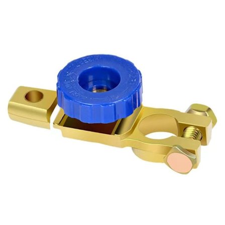 12V Akun Päävirtakytkin, Akun Erotuskytkin, 12V 24V 36V Moottoripyörälle Autolle Kuorma-autolle Veneelle Asuntovaunulle (Sininen)