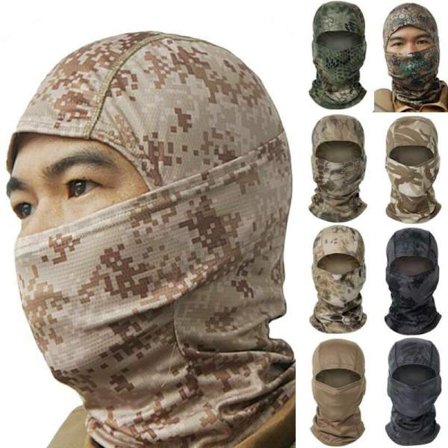 Taktisk kamouflagejaktmask Huvudsjal Airsoft mössa - high quality