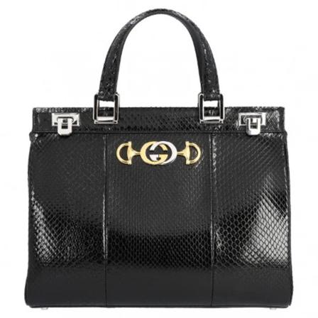 Gucci Vintage, Pre-owned Leather handbags Zwart, Dames, Maat:ONE Size,leer