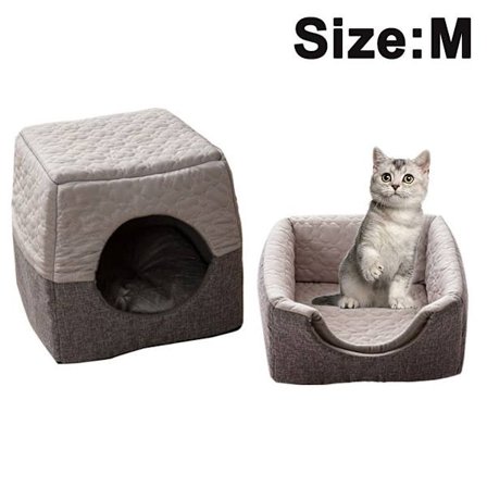 Husdjursbädd & Soffa, Fällbar halkfri för hundar Grå KLB