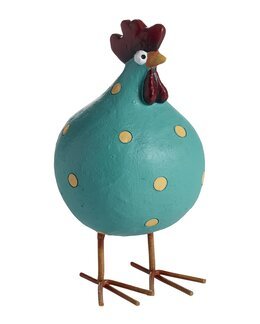 Høne Poppy på ben Turkis