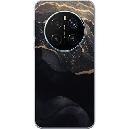 Kompatibelt Mobildeksel til Honor Honor Magic7 Pro Svart gull abstrakt