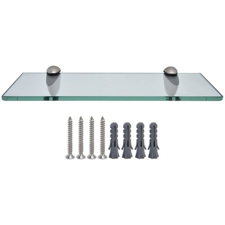 Seinään kiinnitettävä sinkkiseoksesta valmistettu kylpyhuoneen lasihylly säilytysteline kodin lisävaruste