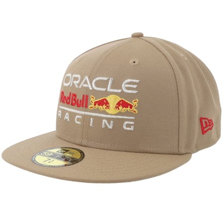 New Era - Motor Béžová fitted Kšiltovka - "Hatstore Exclusive x Red Bull 59FIFTY F1 Khaki Fitted " @ Hatstore