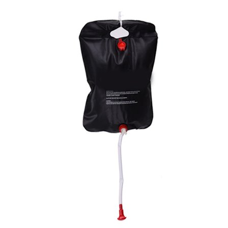 20L Solardusjpose Sammenleggbar Campingdusjpose Bærbar PVC Lett Lekkasjesikker Justerbar Bryter Lett å Fylle Pose