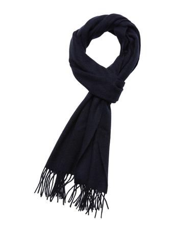 Slhtope Wool Scarf B Accessories Scarves Winter Scarves Blå Selected Homme