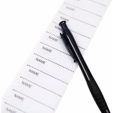 200 st stryketiketter vävda etiketter Namnetiketter med namn att skriva etiketter Skolnamnetiketter, vit,Fonepro