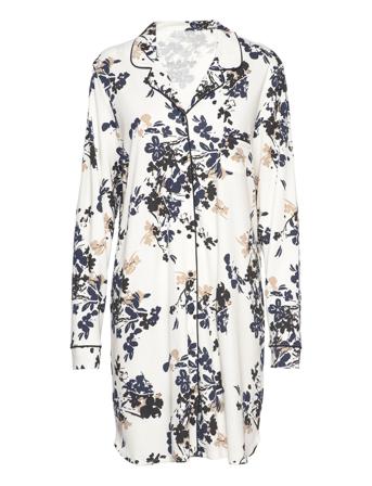 Nightshirt 1/1 Top Multi/mönstrad Schiesser