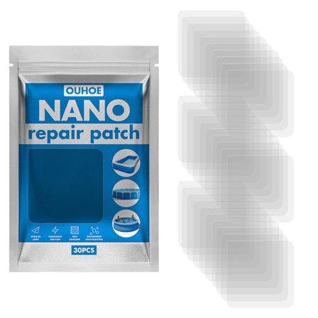 30 stk PVC Reparasjonsteip Vanntett Lapp & Teip for Kajakk Basseng Flytemadrass Teltet