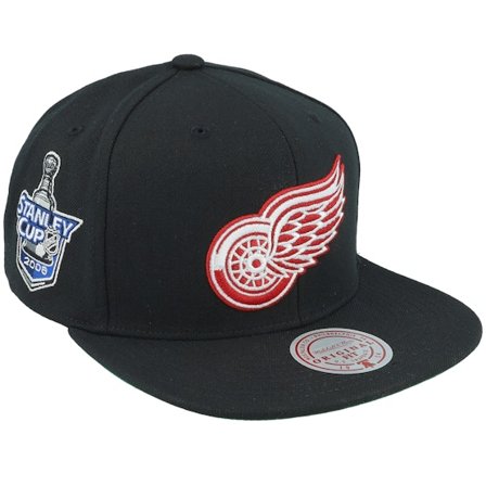 Mitchell & Ness - NHL Svart snapback Caps - Detroit Red Wings Top Spot Black Snapback @ Hatstore