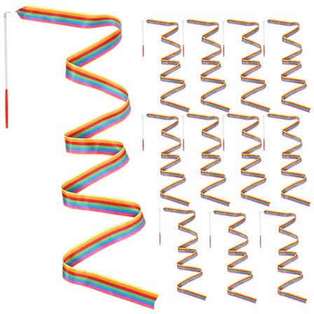 12 st Gymnastikband Dansband Dansföreställning Band Barn Uppträdande Band (2 Meter)