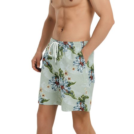 Herr roliga badbyxor snabbtorkande strandkläder sport löpning badshorts-DK018