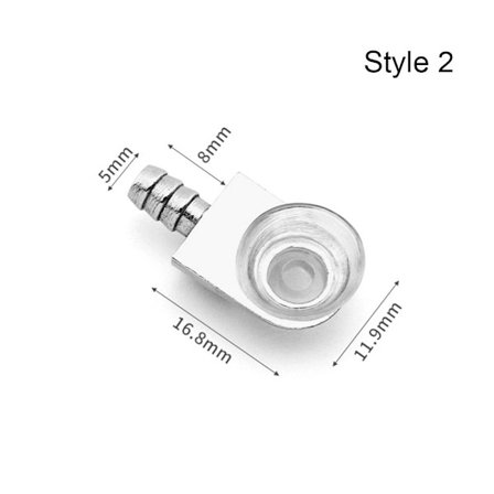 10 stk/pakke Hyllestøtte Glassholder 10 STK STYLE 2 10 STK STYLE