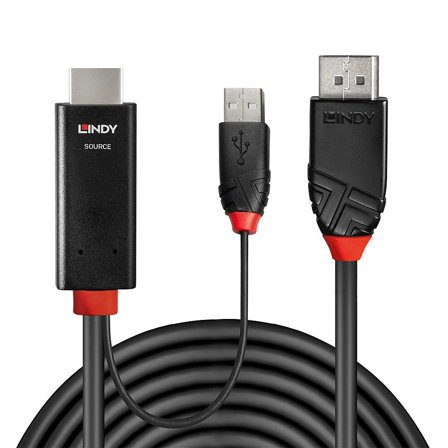 Lindy 3m HDMI to DisplayPort Cable