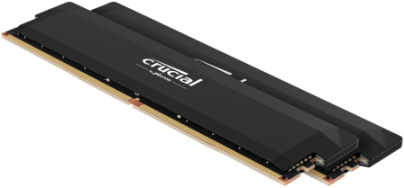 Crucial Pro Overclocking 32GB DDR5-6000 (2x16GB) UDIMM Black, CL36-38-38-80, Intel XMP & AMD EXPO