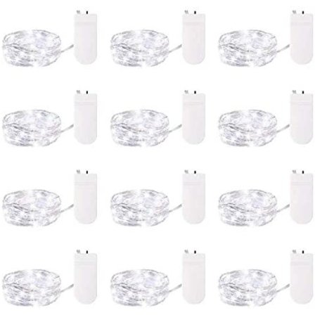 12-pack LED Fairy Lights batteridriven sträng L