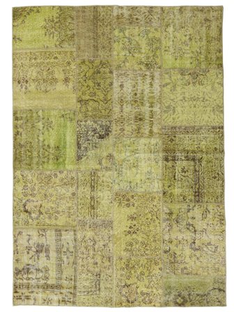 Vintage Organique Patchwork Tapis 170X240 Laine