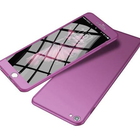 TG iPhone SE 2022 - Stilfuldt Beskyttende Dobbelt Skal FLOVEME Lilla