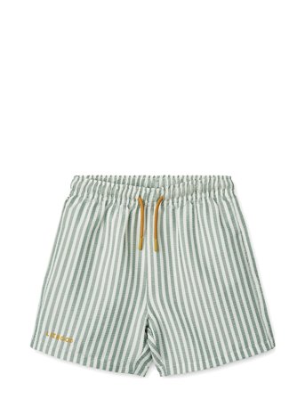 Liewood Duke Stripe Board Shorts - Green - 68