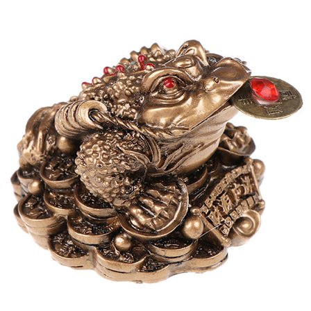 Feng Shui Toad Money Lucky Fortune Frog Toad Indretning til hjemmekontoret
