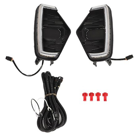 2 stk. LED Kjørelys Blinklys Tåkelys 12V Erstatning for Nissan Navara NP300 2020?2022