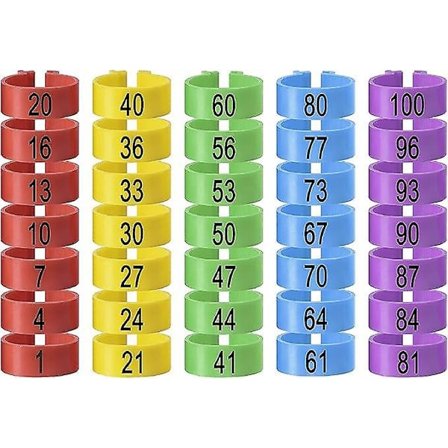 Kanan jalka renkaat tunnistus 20 mm muovi värillinen kana nauhat jalka renkaat siipikarjan jalat, Chi