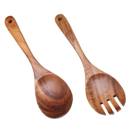 1 Sett Treskje Gaffel Oppvaskstativ Smaksprøveskje Oppvask Kokeutstyr Kjøkkenklyper Serveringsredskap