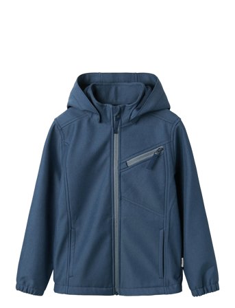 name it Nmmalfa08 Softshell Jacket Dylan Fo - Blue - 92