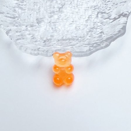 50 stk Bear Craft smykker tilbehør ORANGE